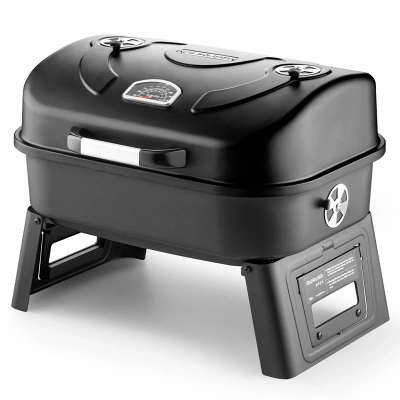 Guruss Go Grill Portatif Barbekü Mangal (Siyah)