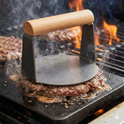 Paslanmaz Smash Burger Presi