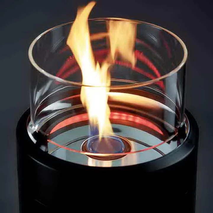 Enders Nova Led Gazlı Ateş Çukuru Siyah Firepit