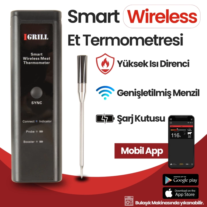 IGRILL Smart Wireless Et Termometresi