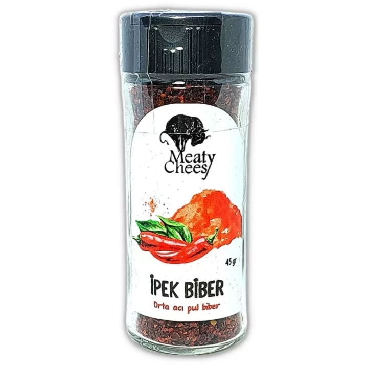 İpek Biber (Orta Acı) 45 g (Cam Şişe)