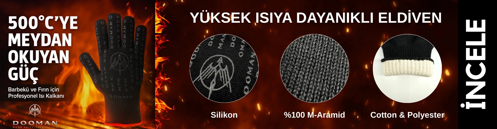 Yüksek Isıya Dayanıklı Eldiven