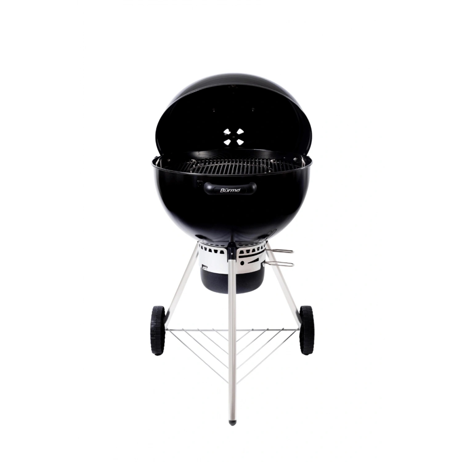 Bürme Partner 55.00 Yuvarlak Kömürlü Barbekü Küre Siyah Mangal