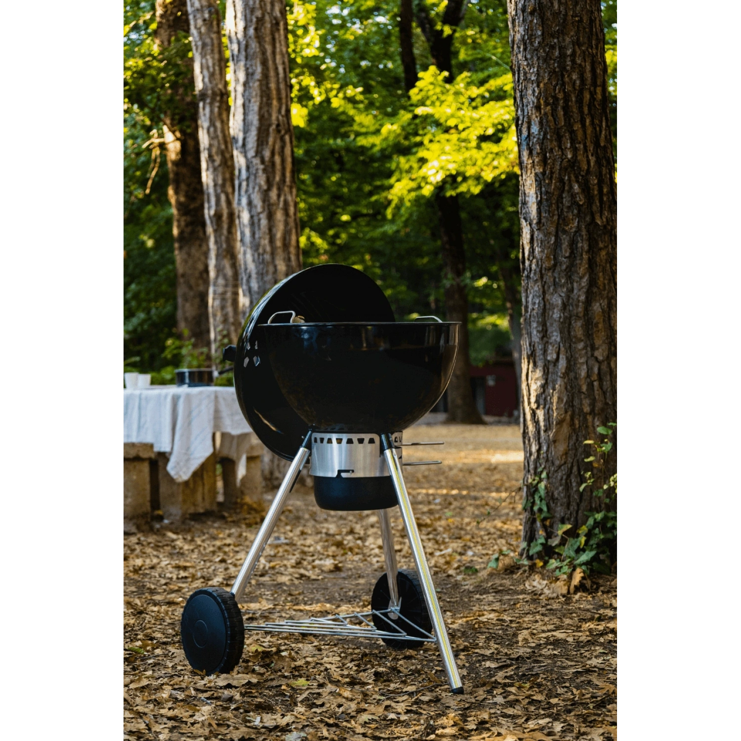 Bürme Partner 55.00 Yuvarlak Kömürlü Barbekü Küre Siyah Mangal