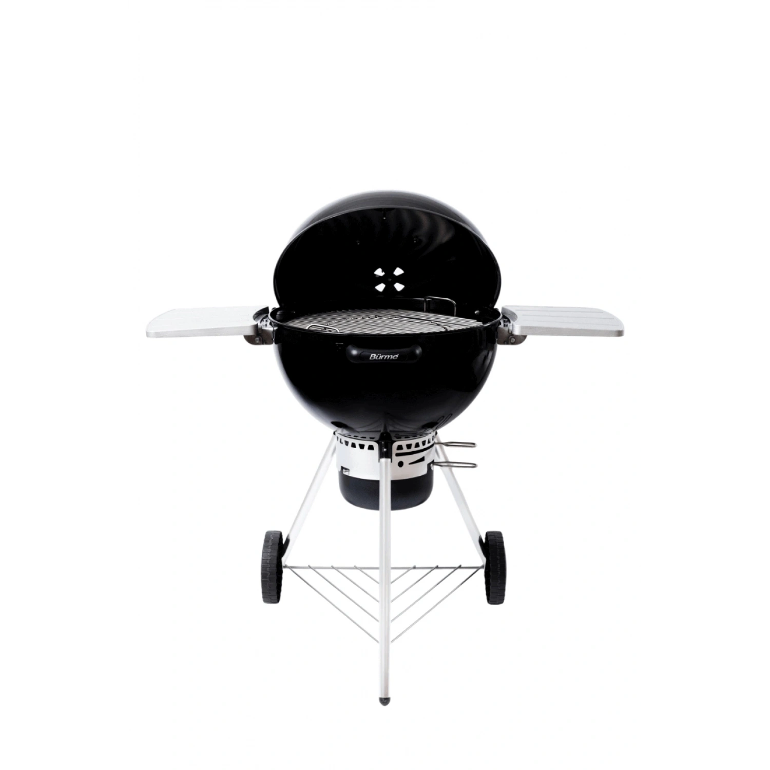 Bürme Partner 55.05 Yuvarlak Masalı Kömürlü Barbekü Küre Siyah Mangal