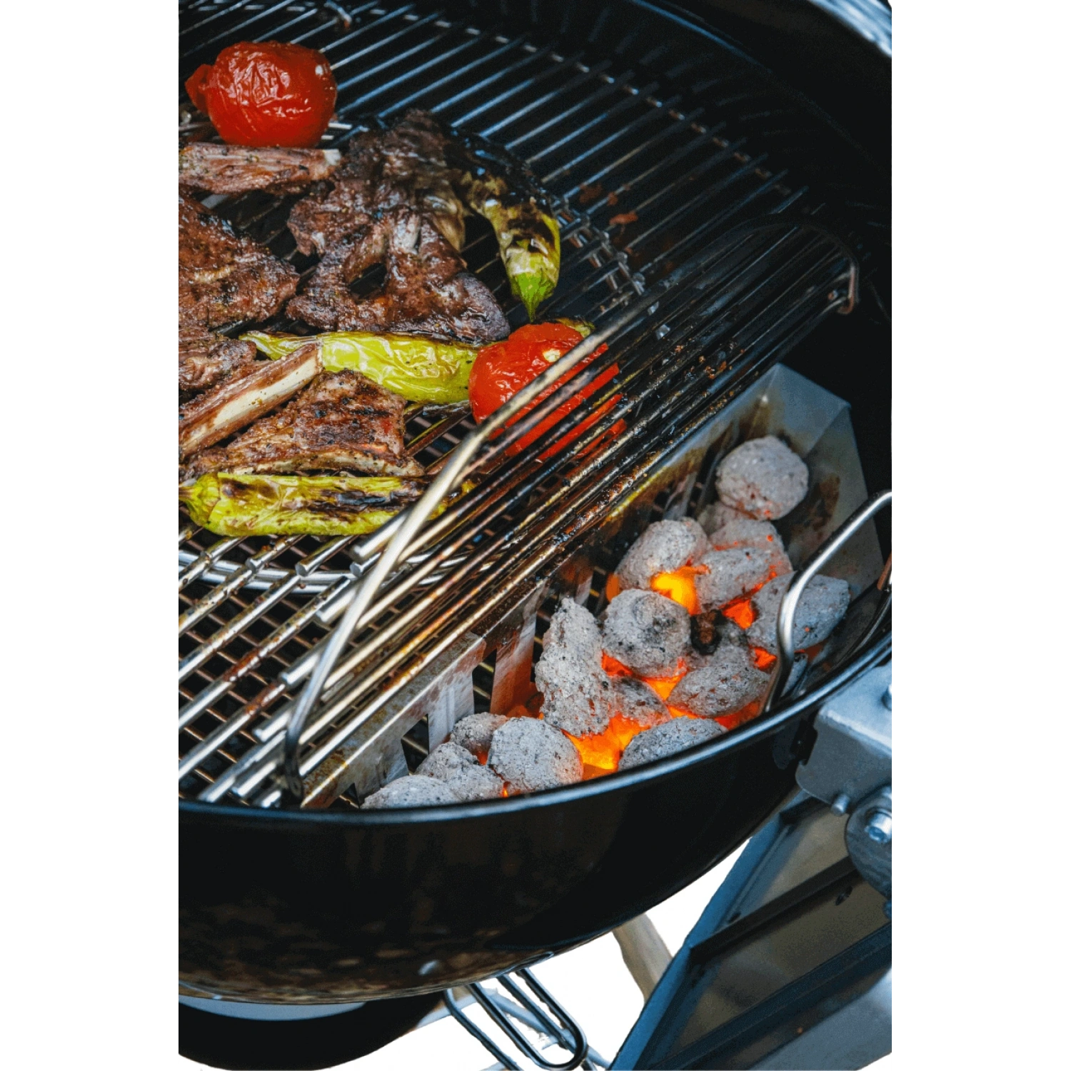 Bürme Partner 55.05 Yuvarlak Masalı Kömürlü Barbekü Küre Siyah Mangal