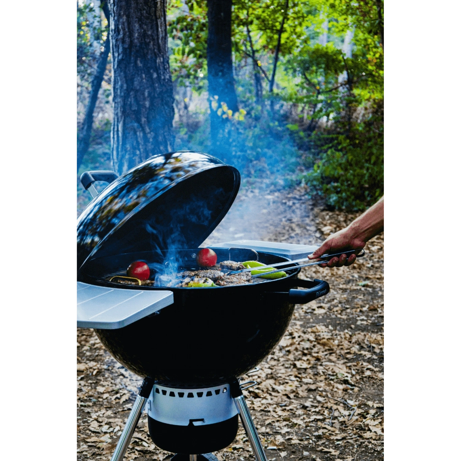 Bürme Partner 55.05 Yuvarlak Masalı Kömürlü Barbekü Küre Siyah Mangal