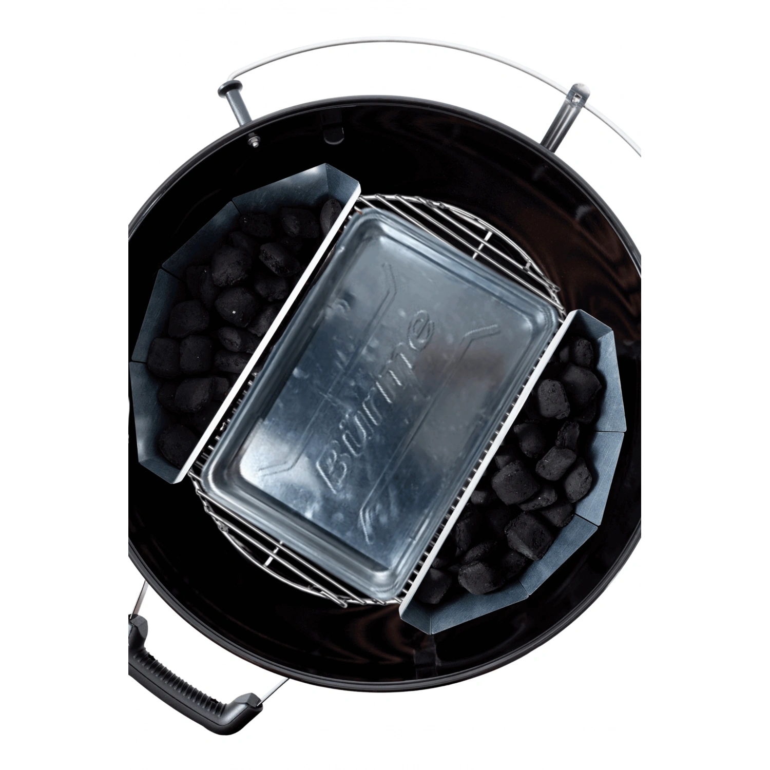 Bürme Partner 55.05 Yuvarlak Masalı Kömürlü Barbekü Küre Siyah Mangal