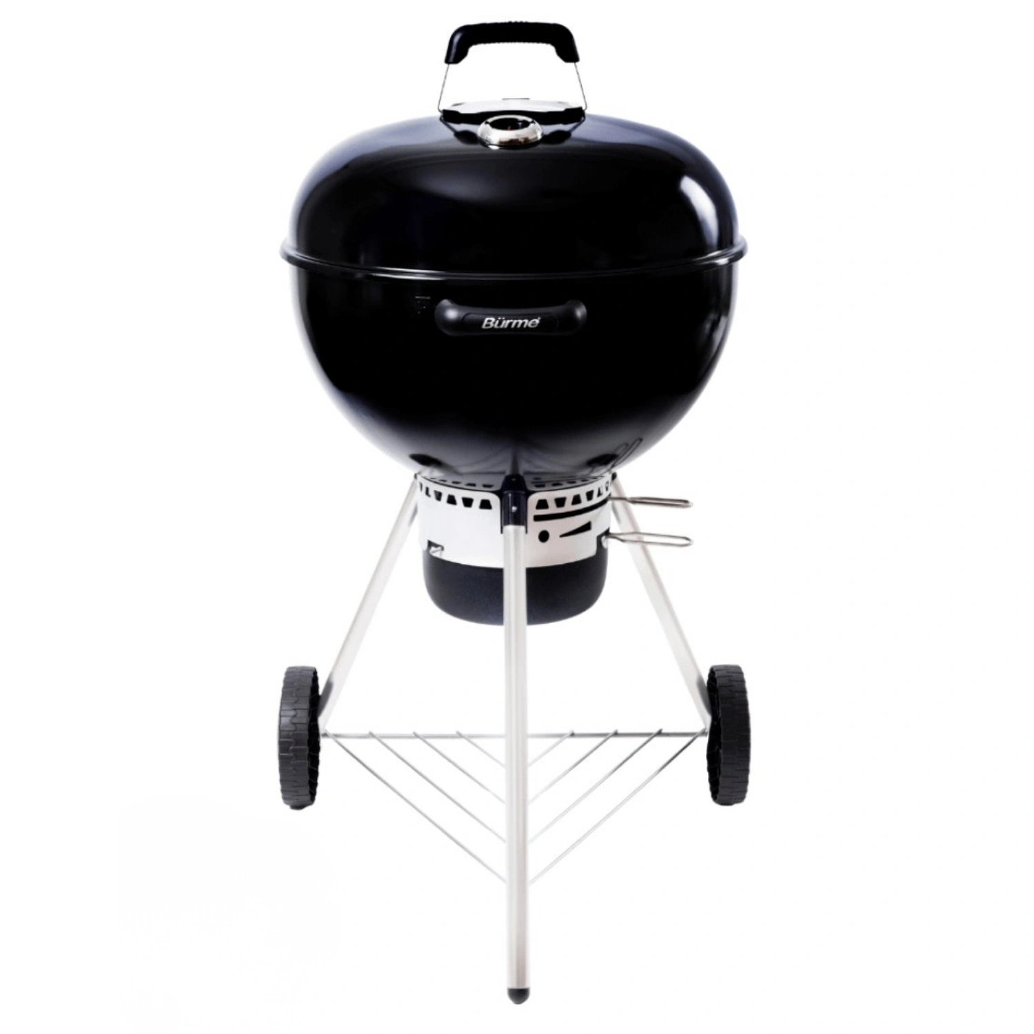 Bürme Partner 55.00 Yuvarlak Kömürlü Barbekü Küre Siyah Mangal