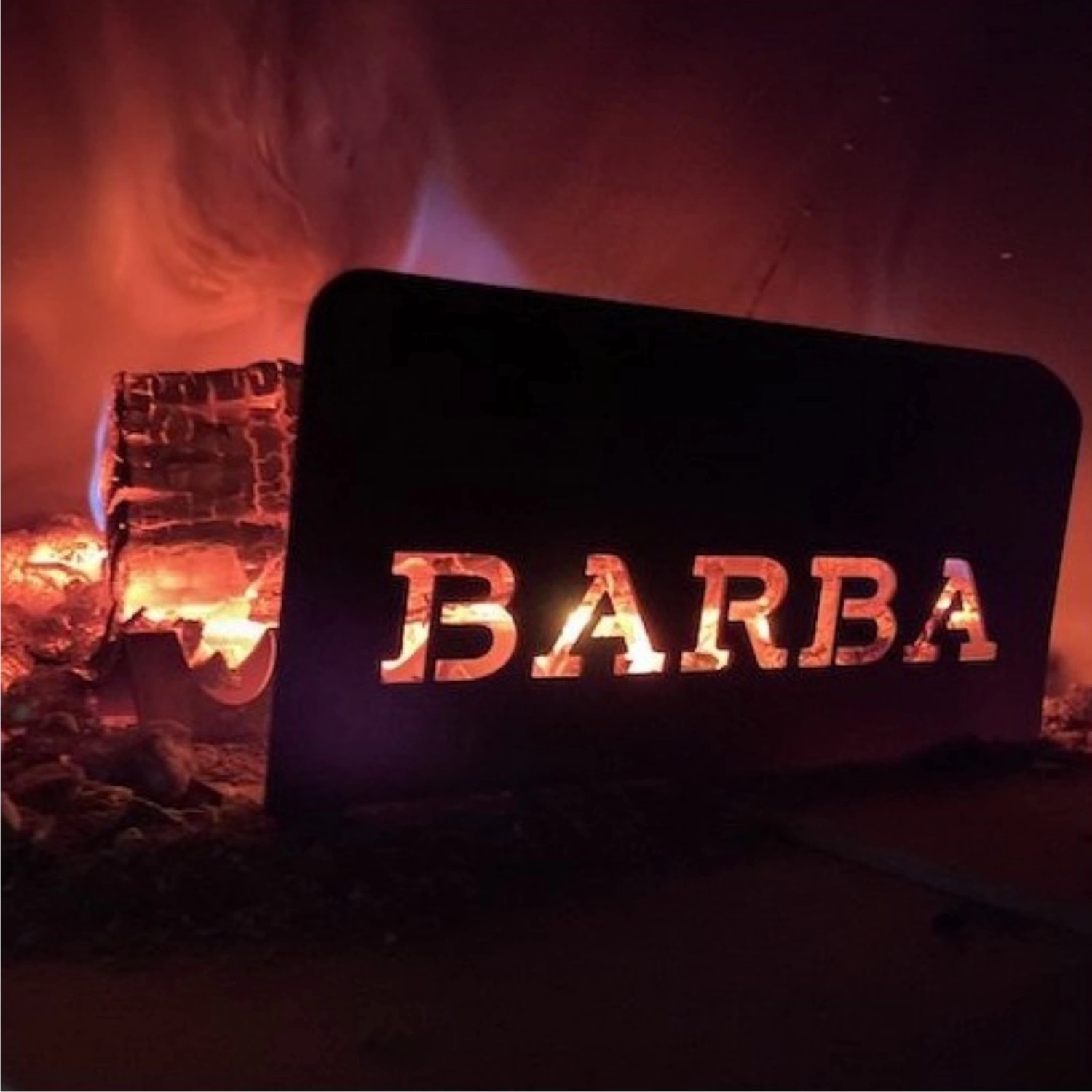Barba Ateş Tutucu Isı Yönlendirici Pişirme Yardımcısı Mangal ve Kamp için Uyumlu