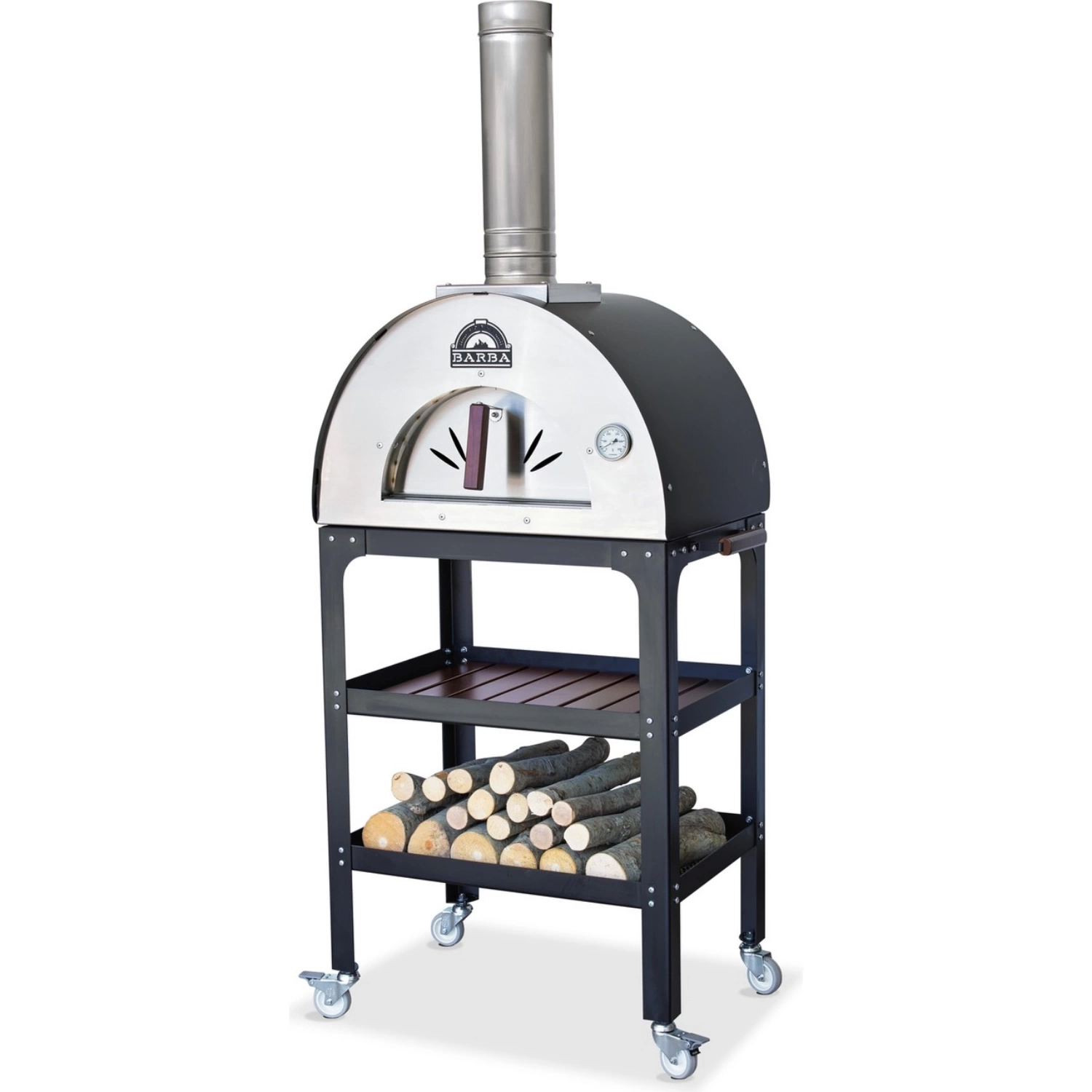 Barba FL-46 Fırın Sehpası Tekerlekli Metal Gövdeli 70x50x95 cm