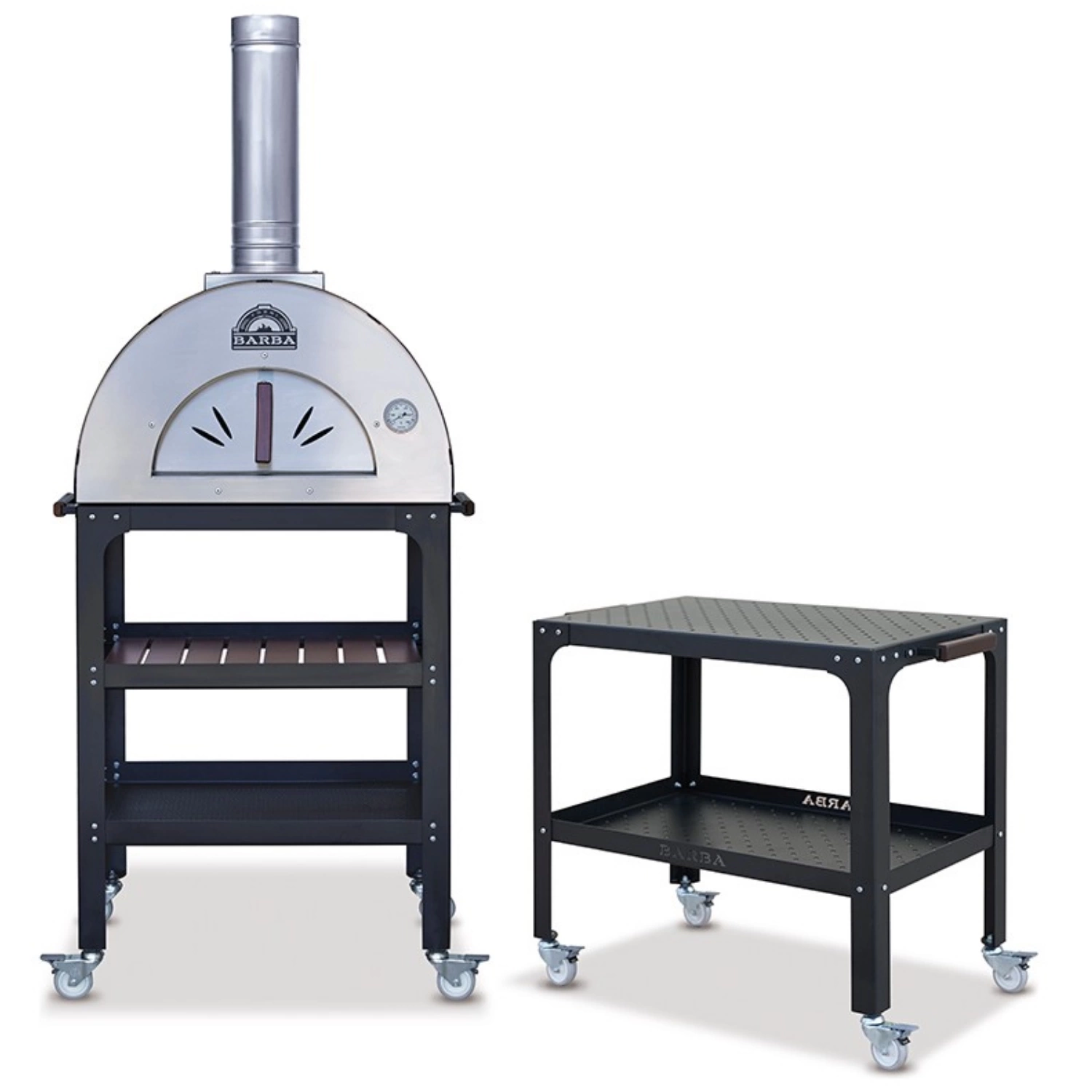 Barba Multi Fonksiyonel Servis Arabası ve Hazırlık Tezgahı 50x85x80 cm Tekerlekli