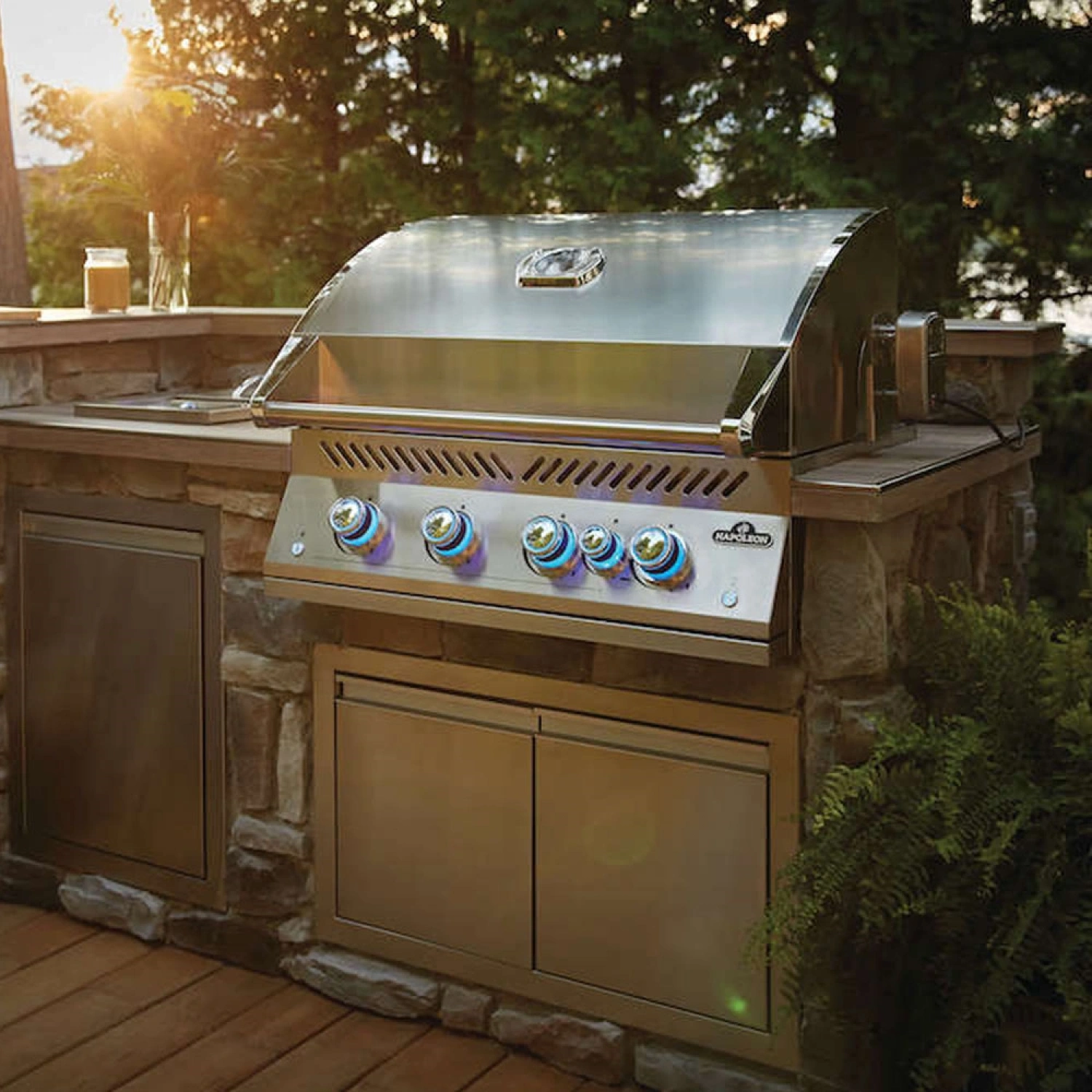 Built-in 700 Serisi 32 Tezgah Üstü Gazlı Mangal