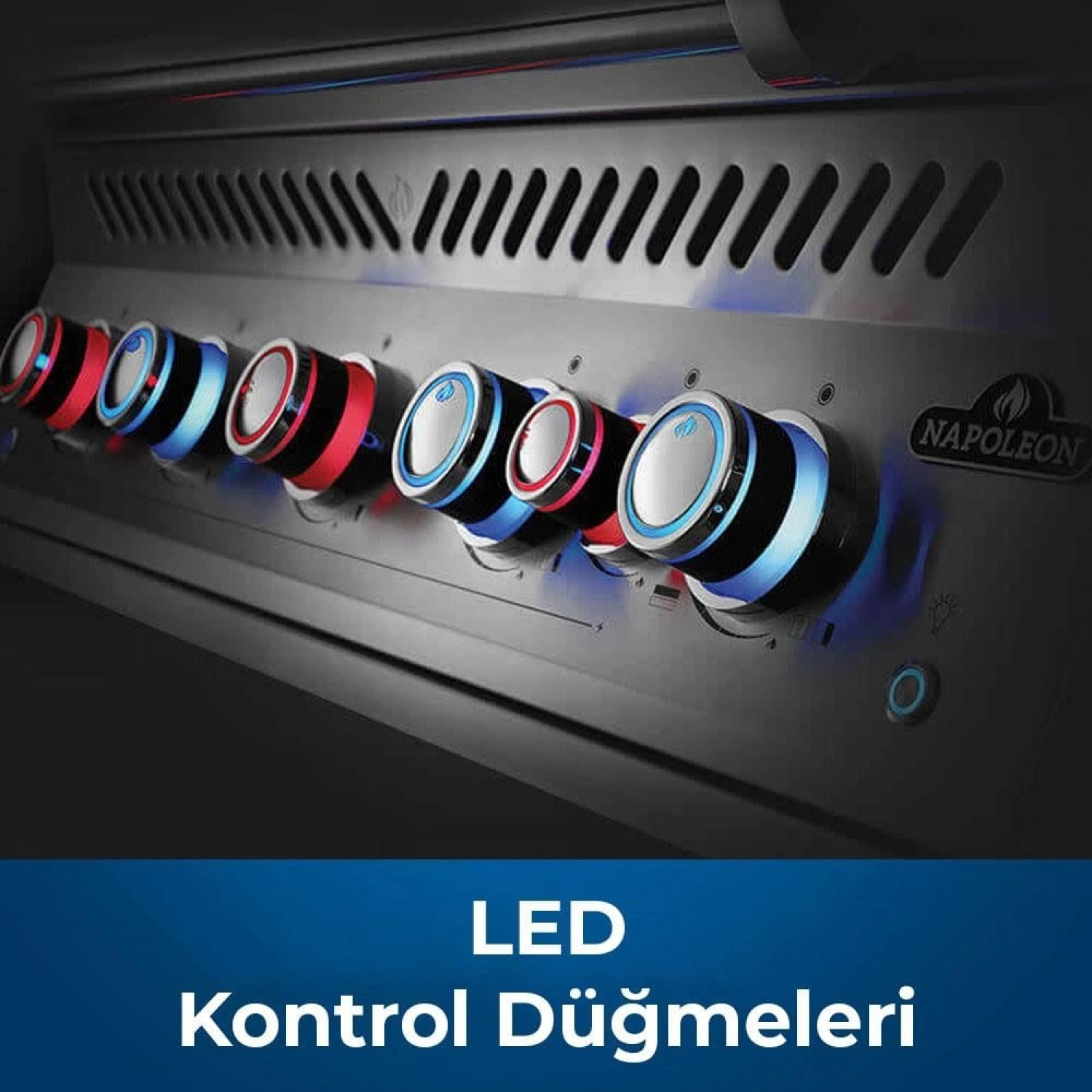 Built-in 700 Serisi 38 Tezgah Üstü Gazlı Mangal
