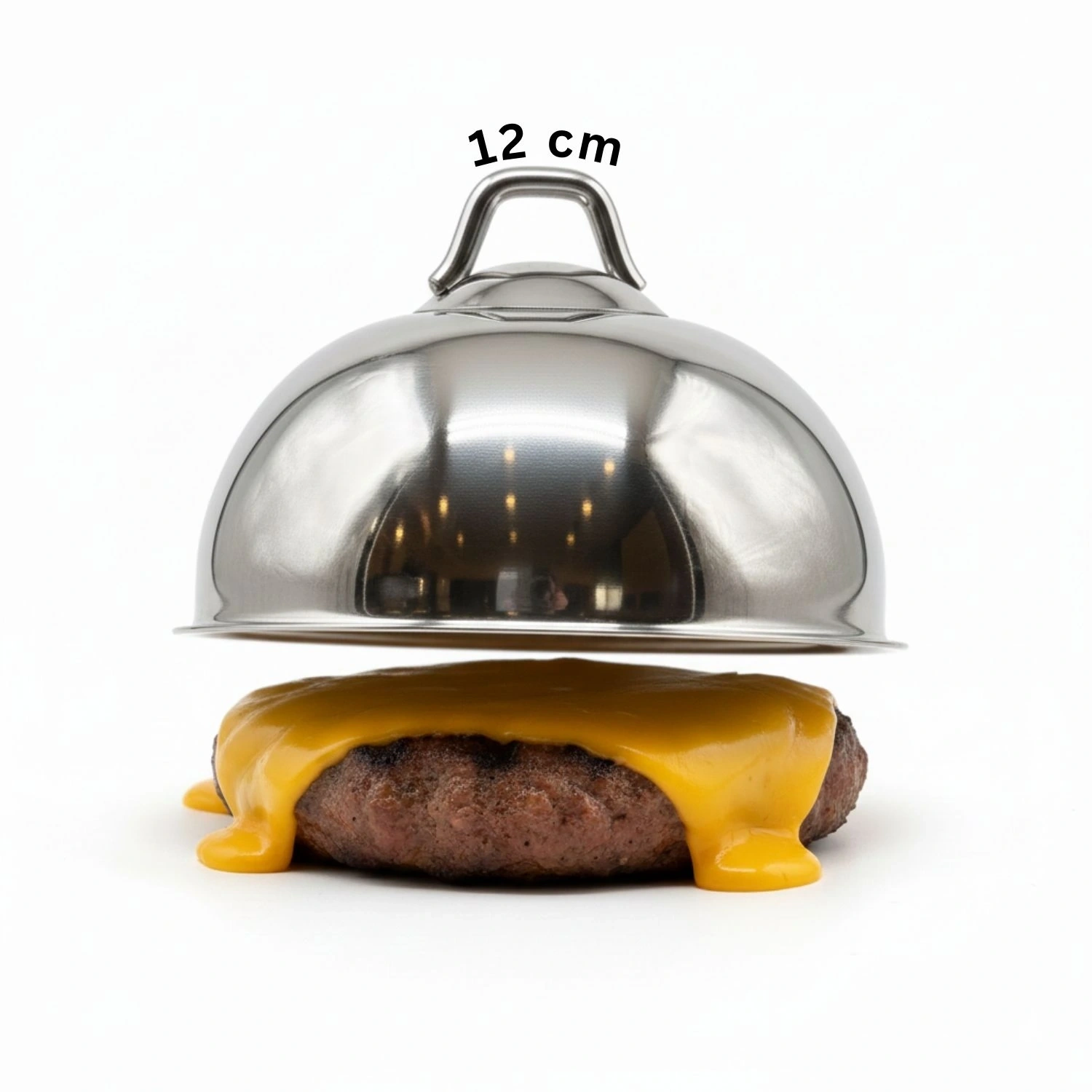 Burger Peynir Eritme Kapağı ve Hamburger Buhar Aparatı (12cm)