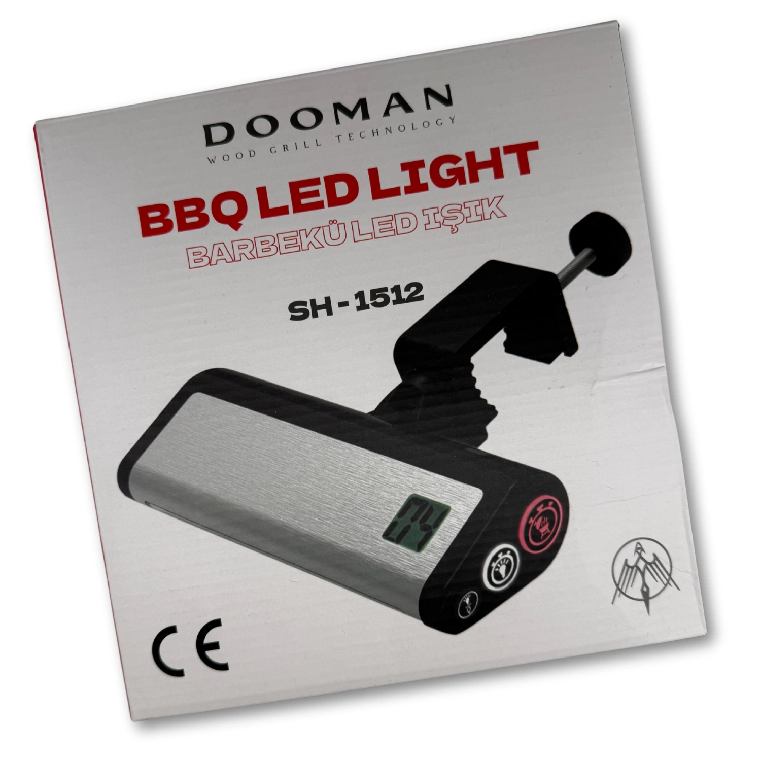 Dooman Barbekü Lambası Ayarlanabilir Zamanlanabilir Su Geçirmez Güçlü Mangal Led Işığı