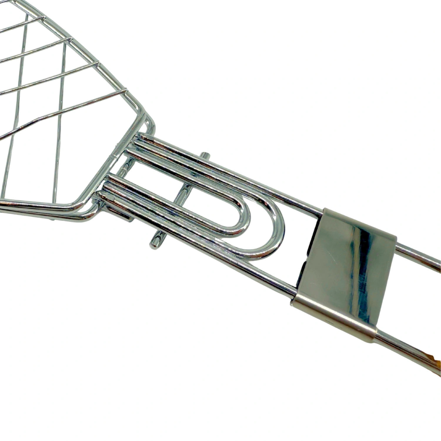 Dooman Paslanmaz Çelik Balık Izgara Teli Ahşap Saplı 30x13 cm Izgara Alanı - 318g