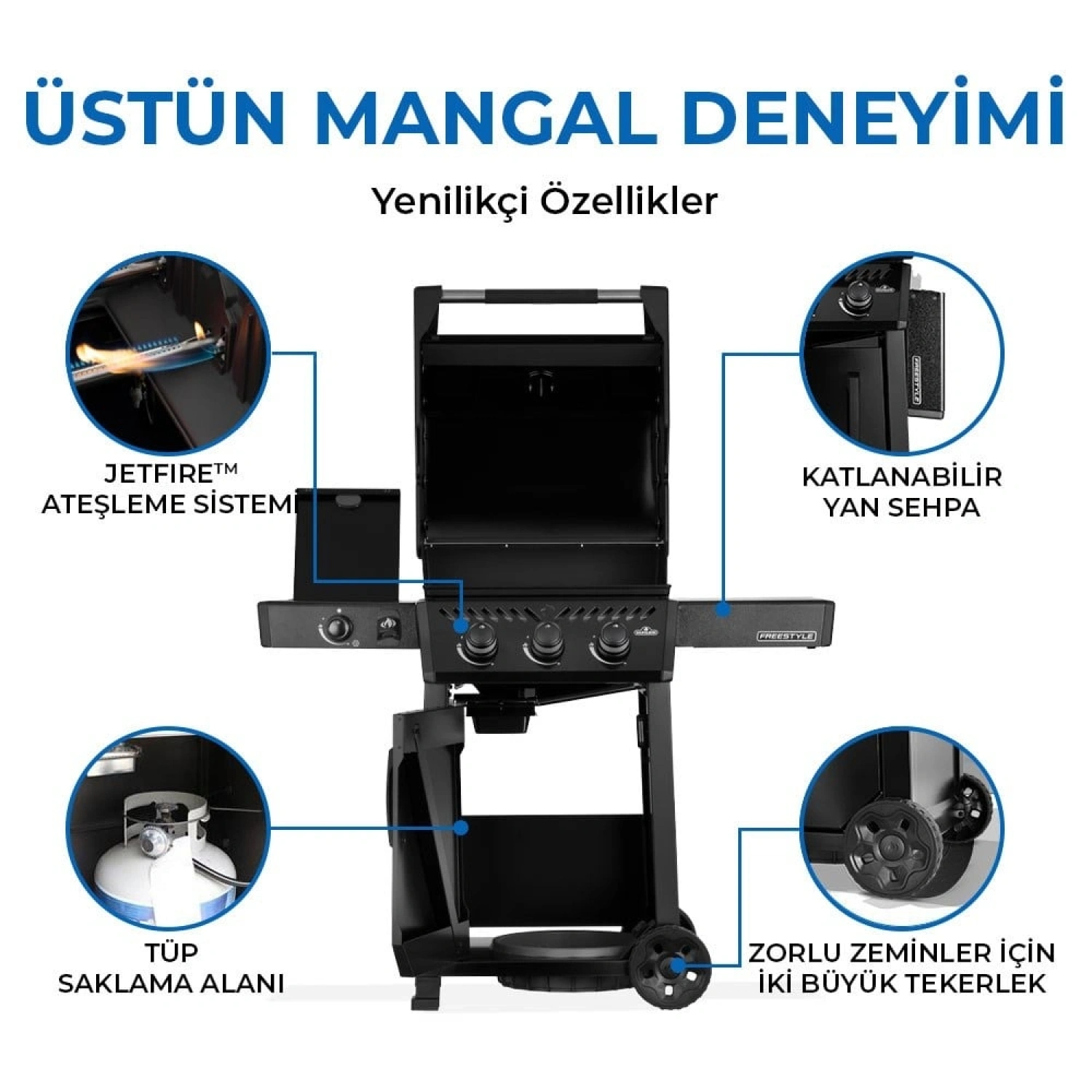 Freestyle 365 SB Gazlı Mangal 2026 Model
