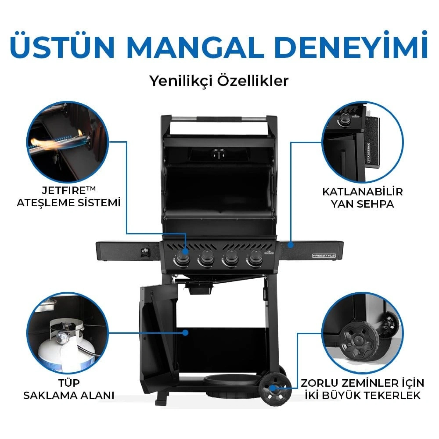 Freestyle 425 Gazlı Mangal 2026 Model