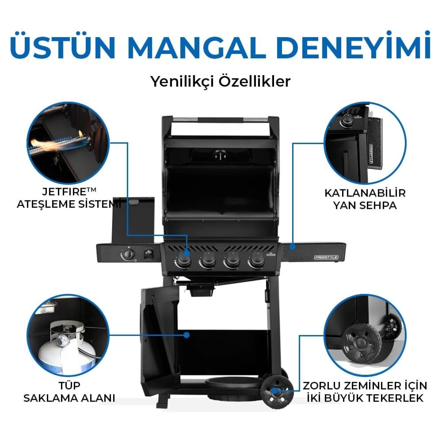 Freestyle 425 SB Gazlı Mangal 2026 Model