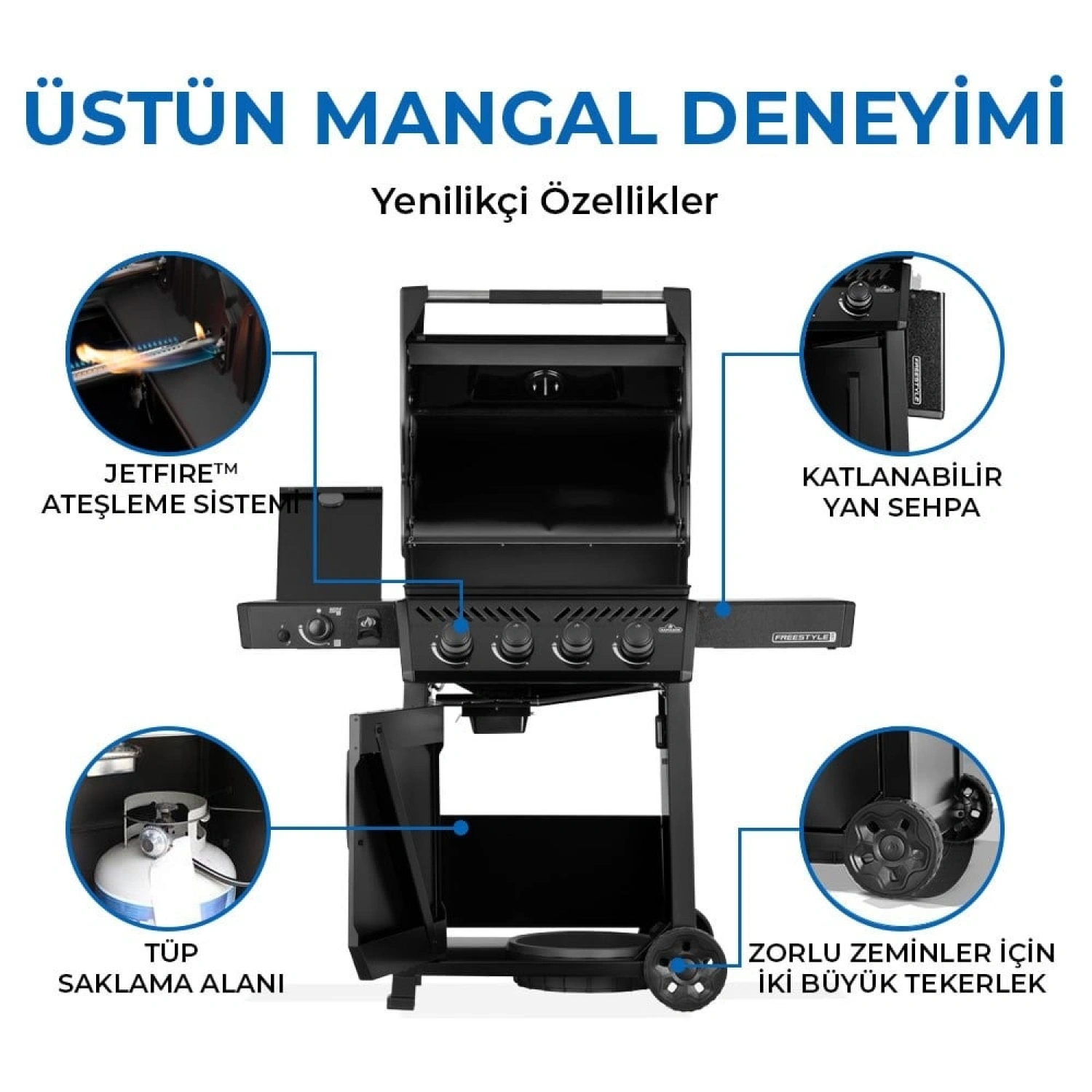 Freestyle Pro 425 DSIB Gazlı Mangal 2026 Model