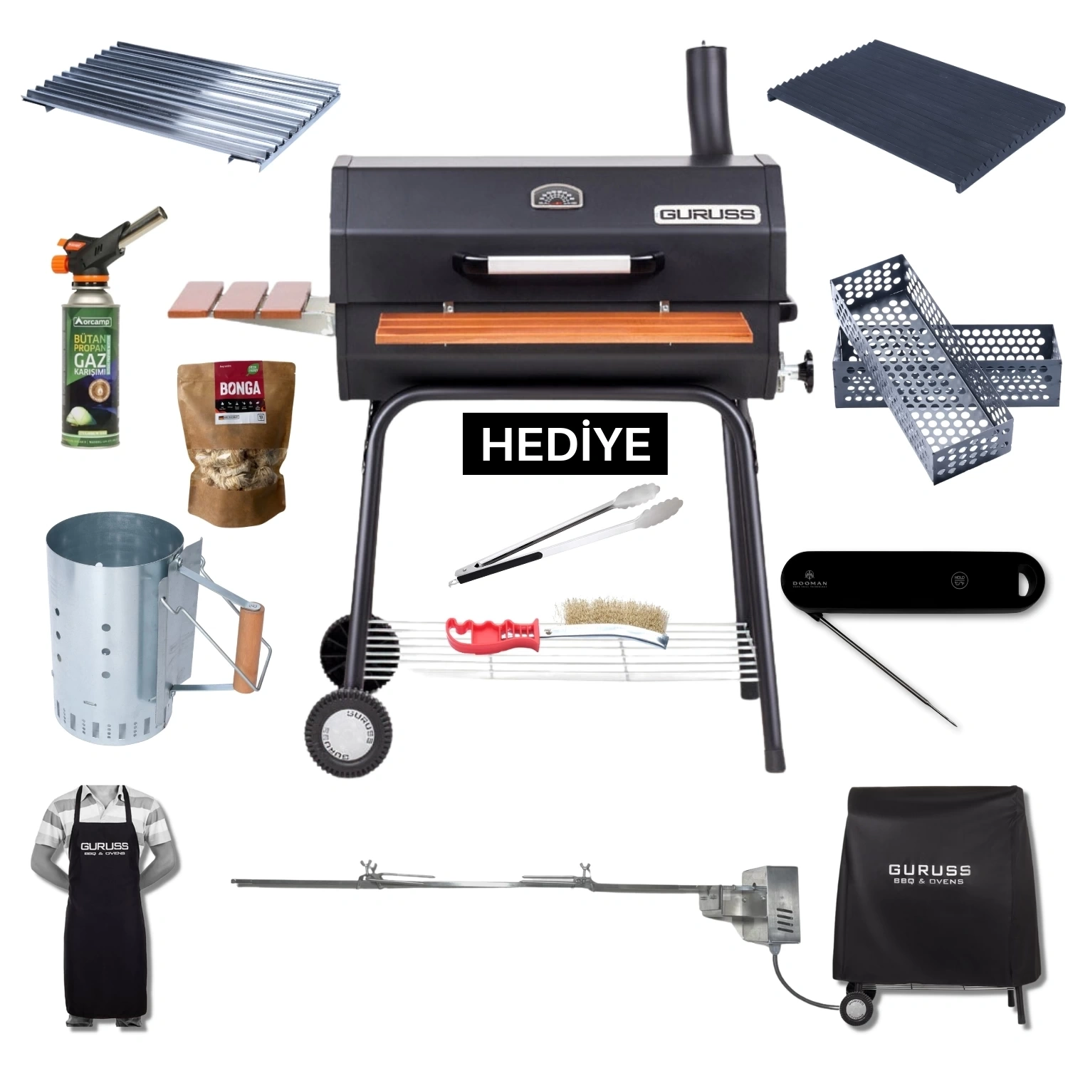 Guruss CG75 Gurme Barbekü Mangal Seti