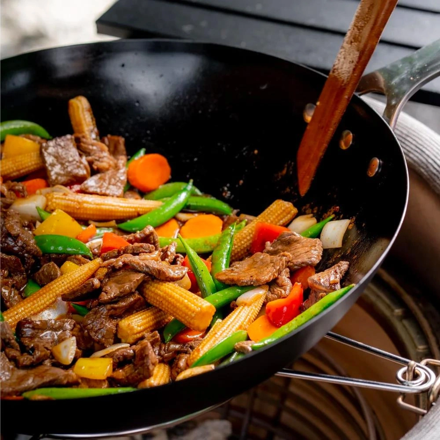 Karbon Çelik Wok Tava