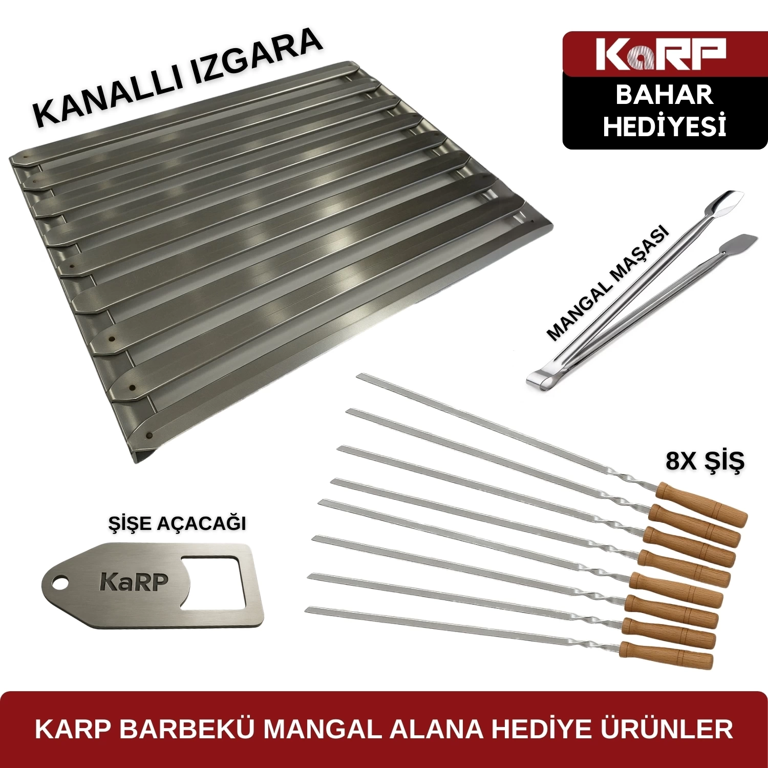 Karp 75 Kömürlü Mangal & Bbq (Profesyonel Set)
