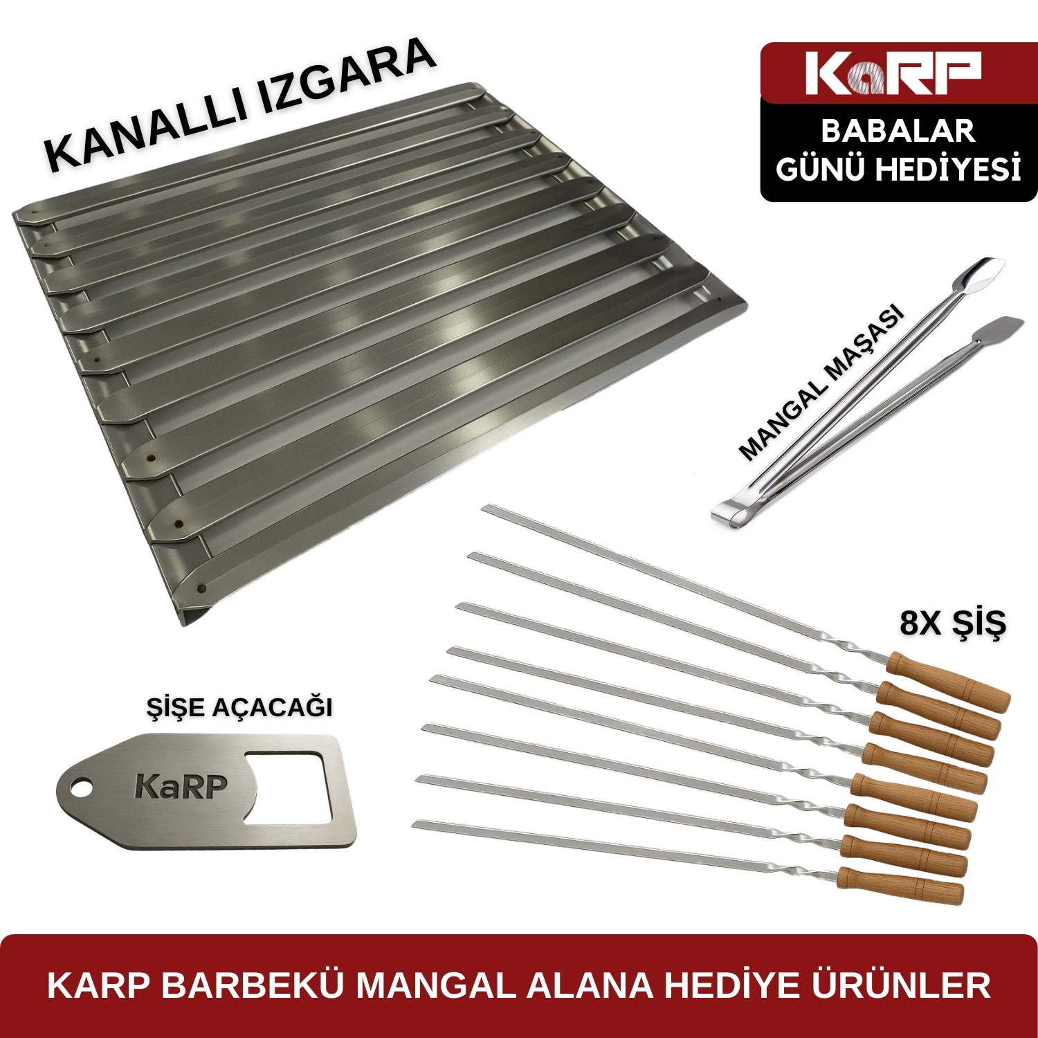 Karp 75 Kömürlü Mangal & Bbq (Tam Set)