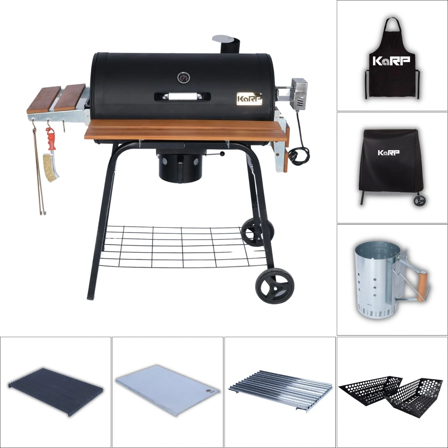 Karp 75 Kömürlü Mangal & Bbq (Ultra Set)