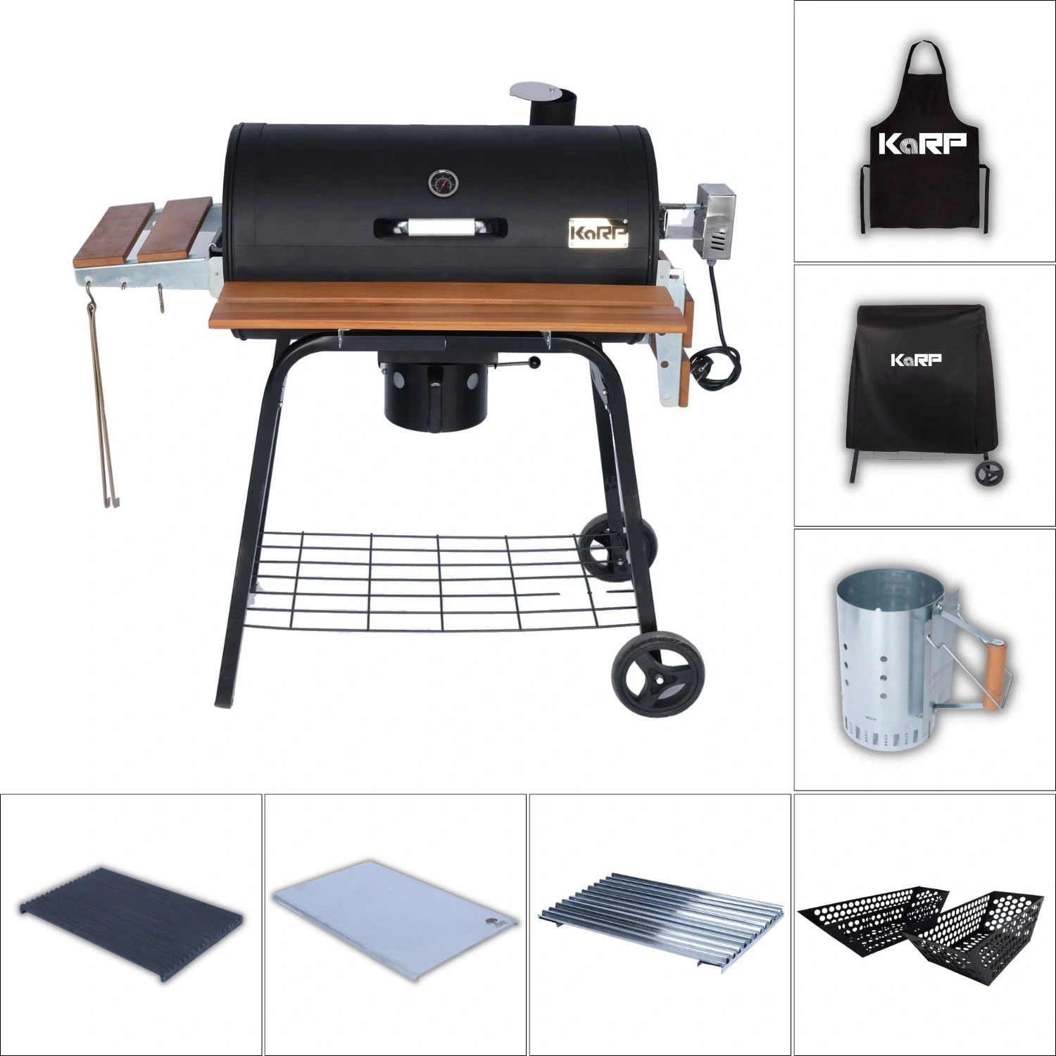 Karp 75 Kömürlü Mangal & Bbq (Ultra Set)