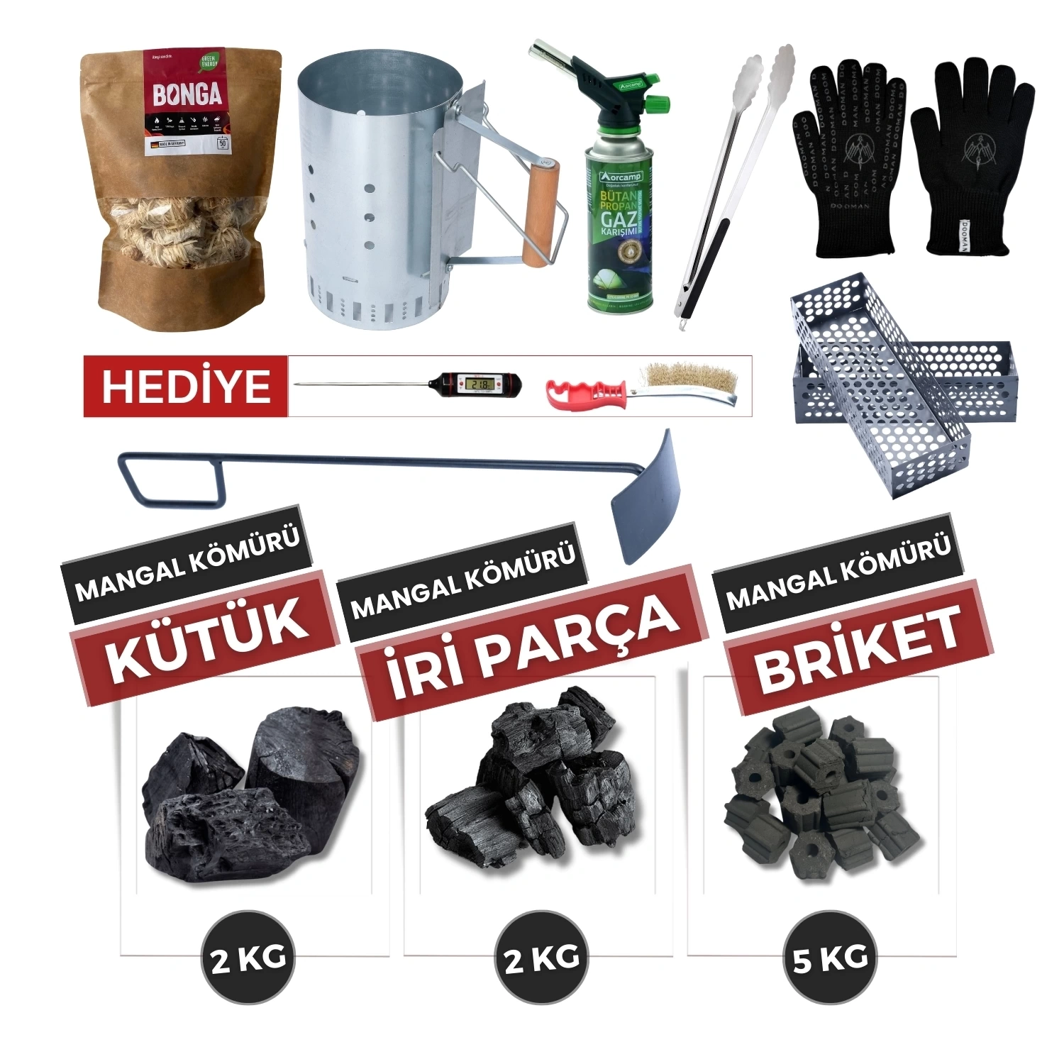 Master Kömür & Tutuşturma Seti