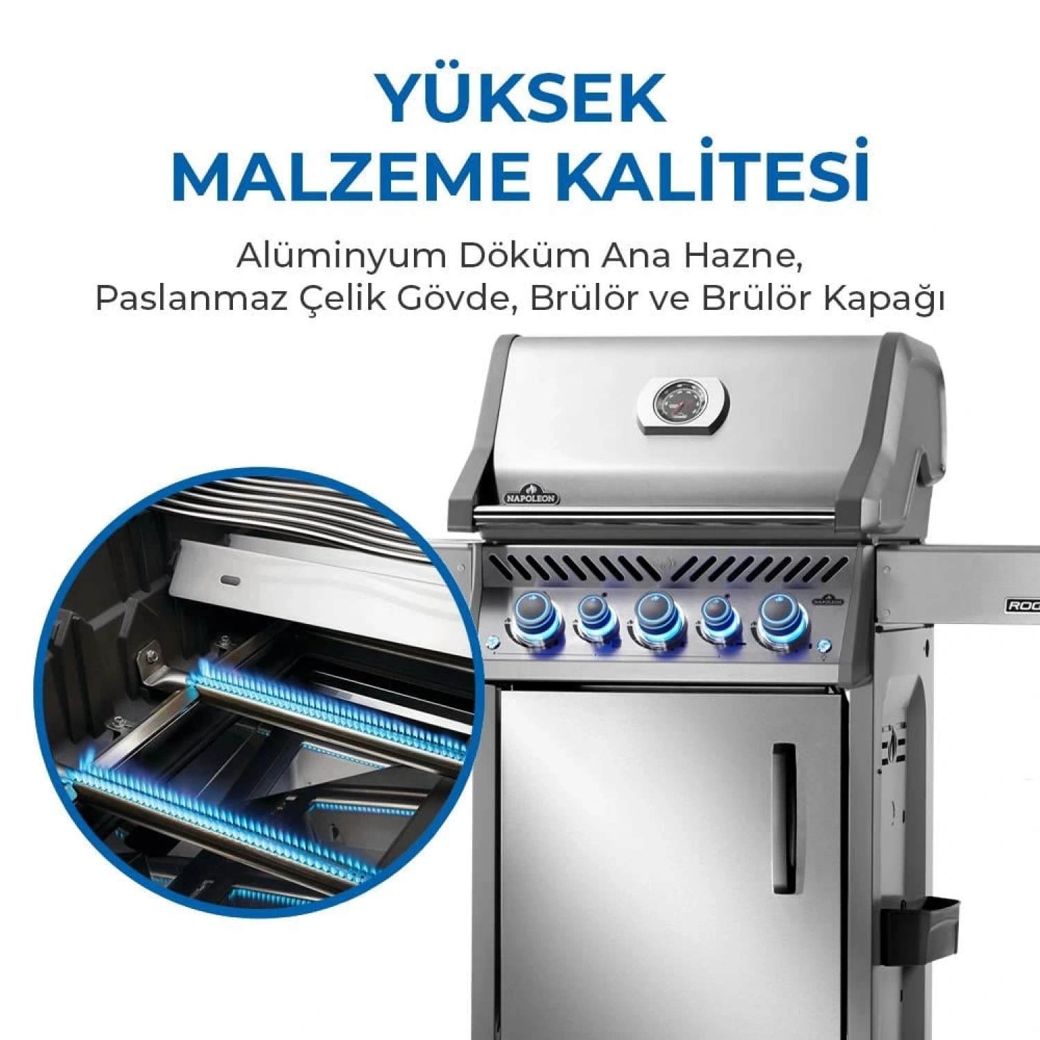 Napoleon Rogue Pro S 425 RSIB Gazlı Mangal