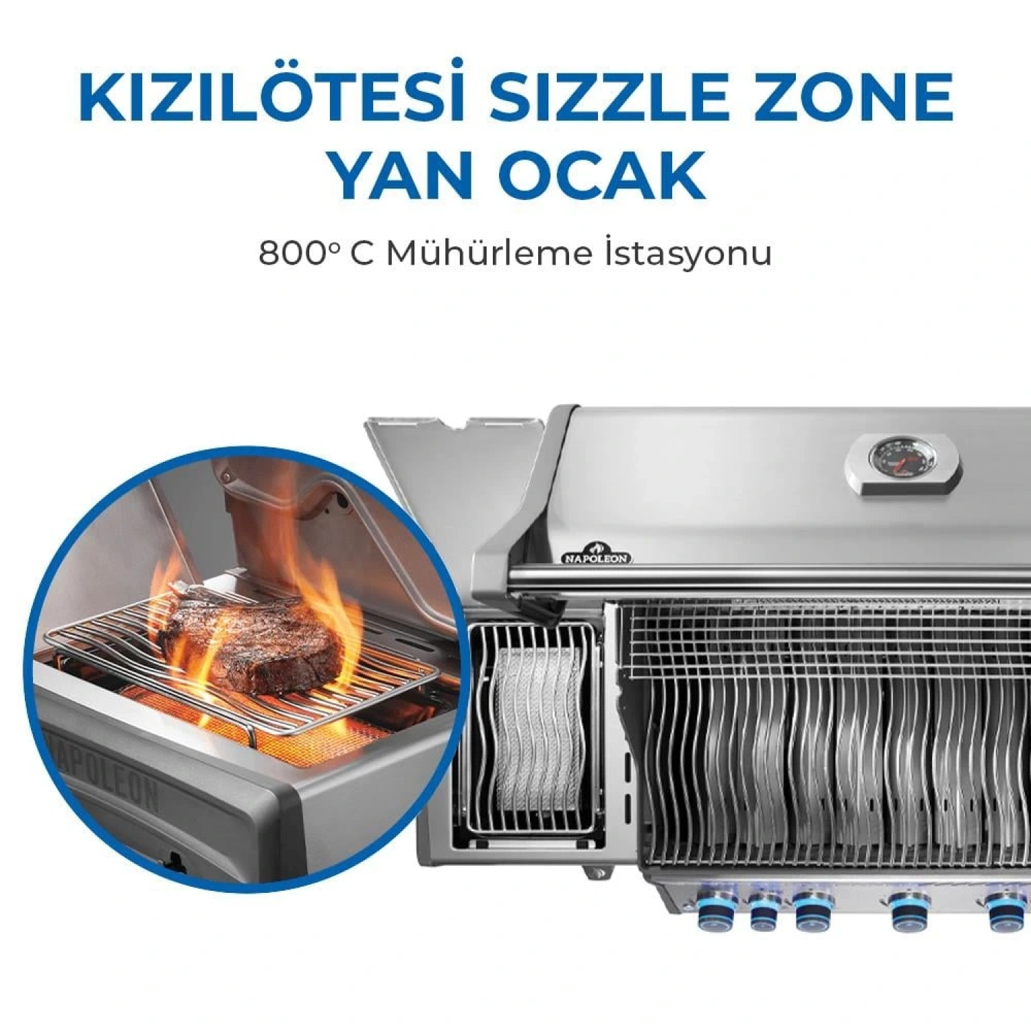 Napoleon Rogue Pro S 625 RSIB Gazlı Mangal