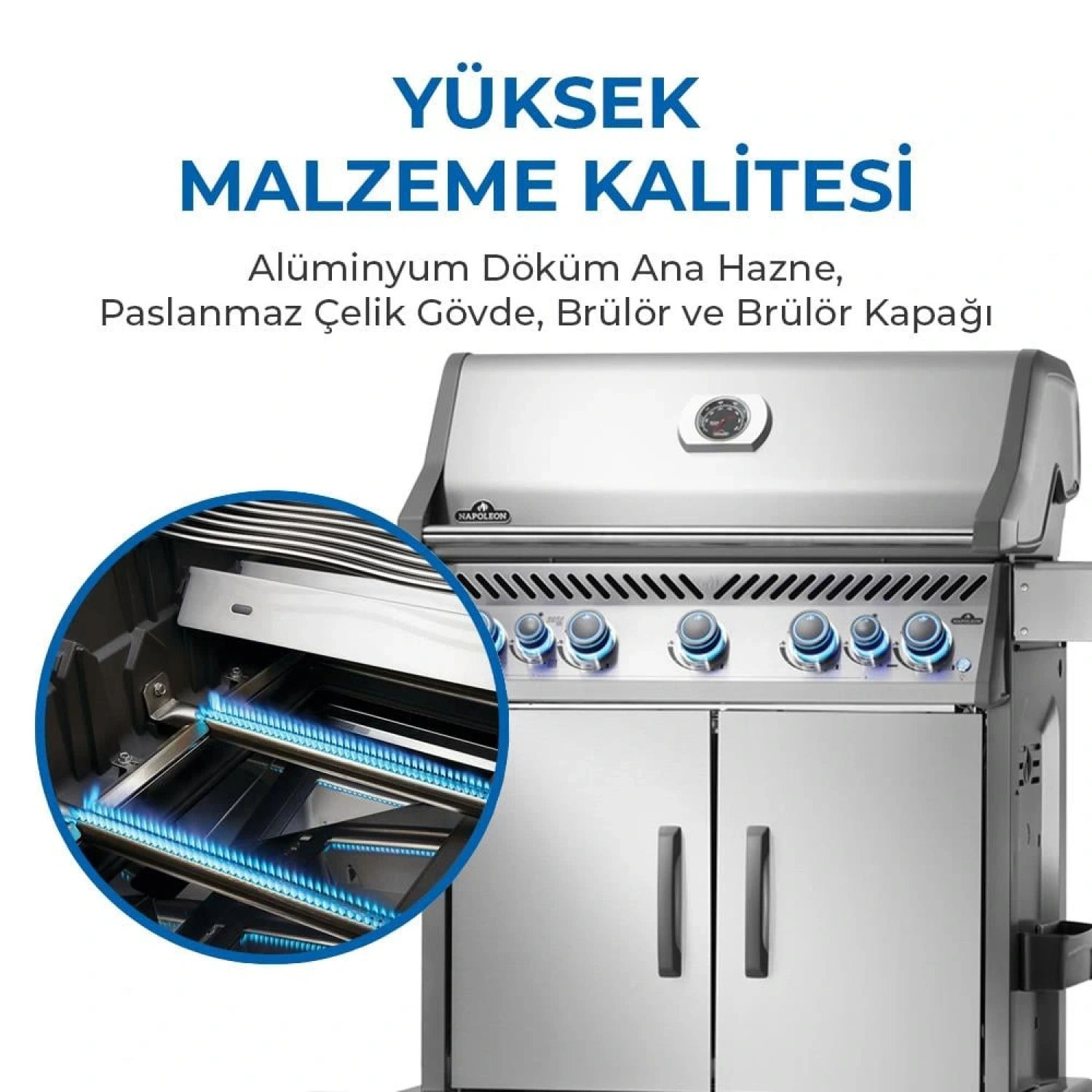 Napoleon Rogue Pro S 625 RSIB Gazlı Mangal