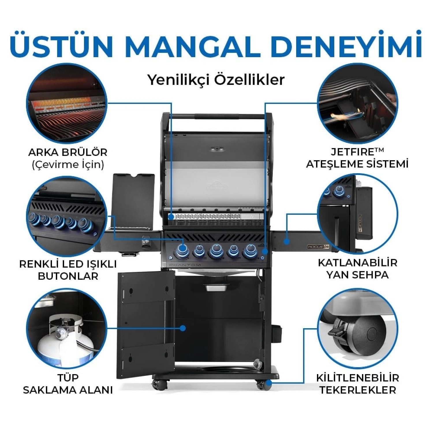 Phantom Rogue Pro S 425 RSIB Gazlı Mangal