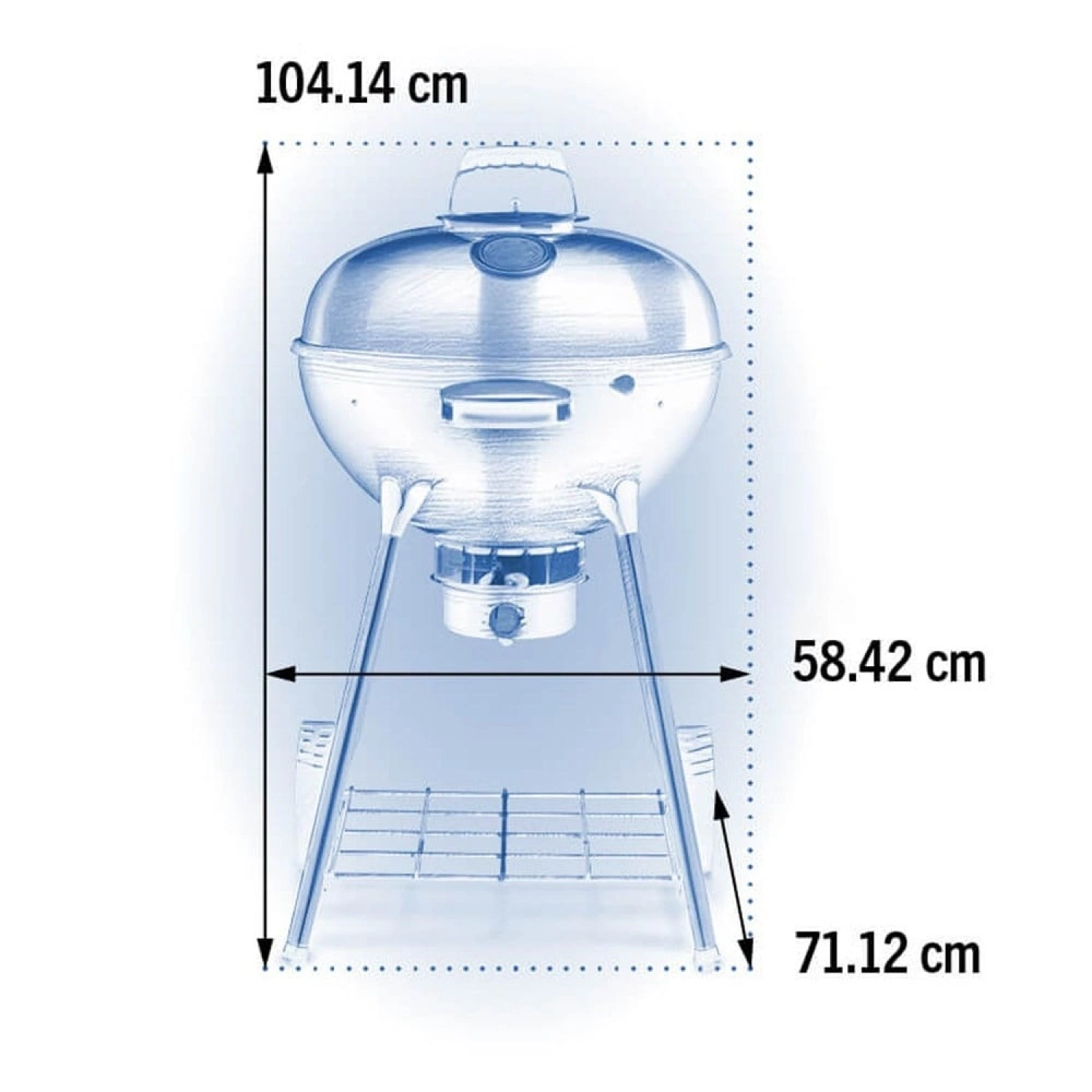 Premium 22 Kömürlü Mangal - 57cm