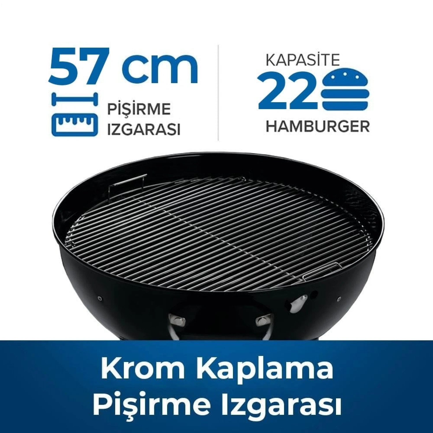 Premium 22 Kömürlü Mangal - 57cm