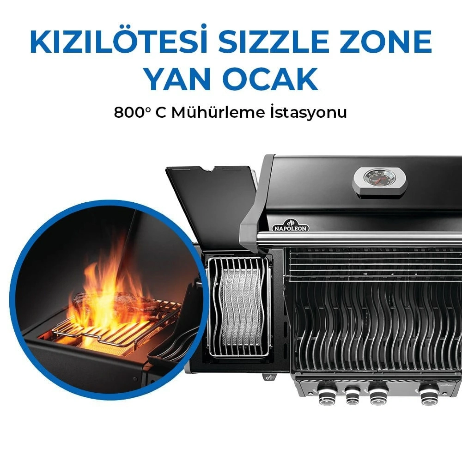 Rogue Pro 425 SIB Gazlı Mangal - Siyah
