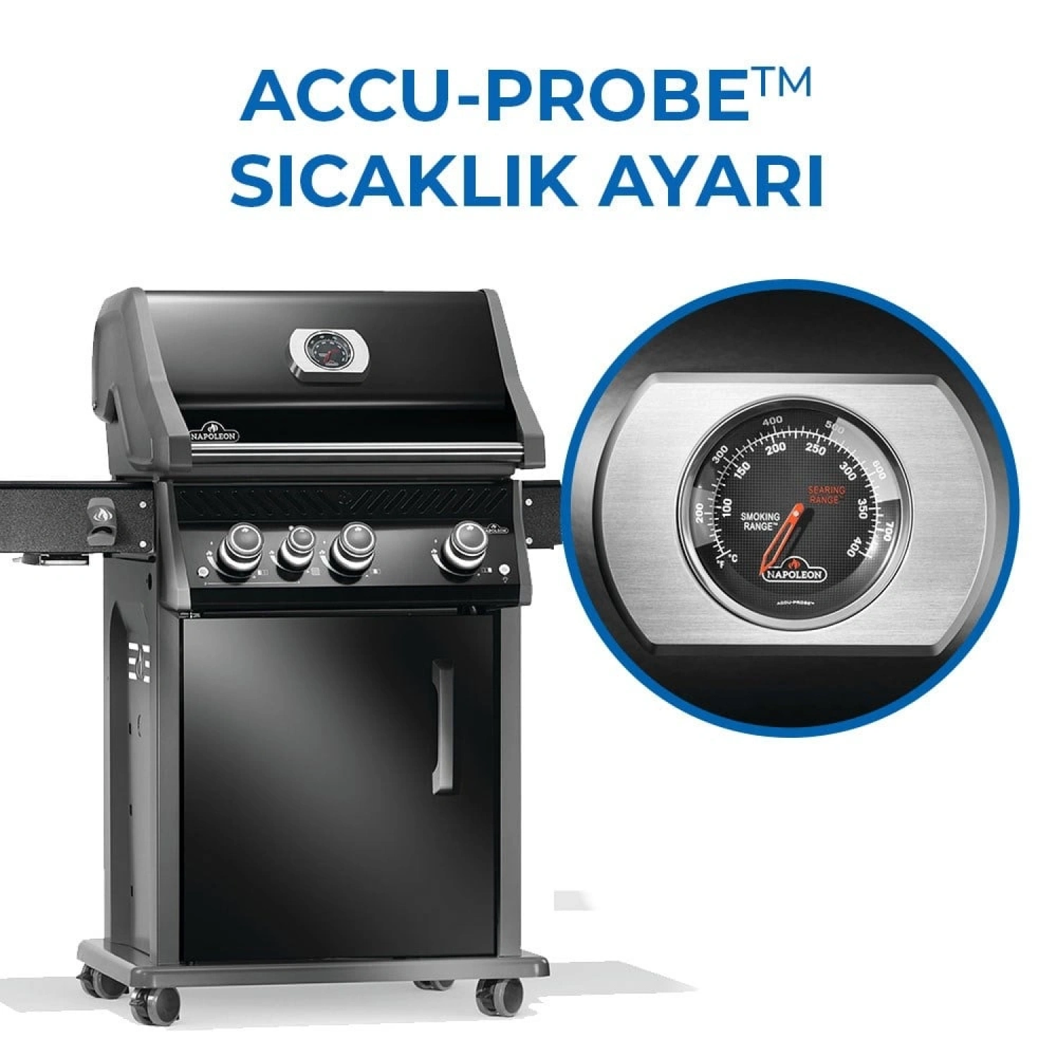 Rogue Pro 425 SIB Gazlı Mangal - Siyah