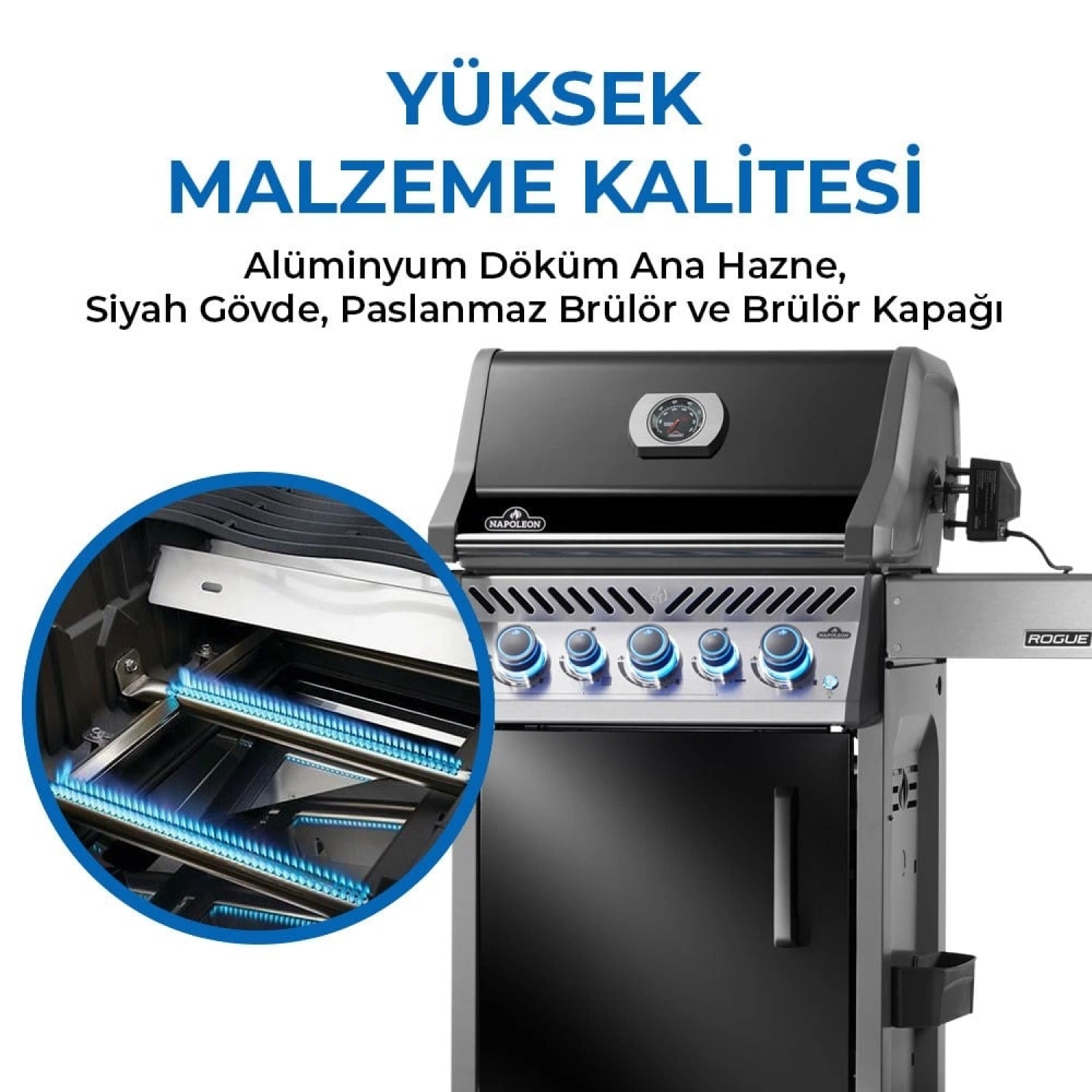 Rogue Pro S 425 RSIB Gazlı Mangal Siyah