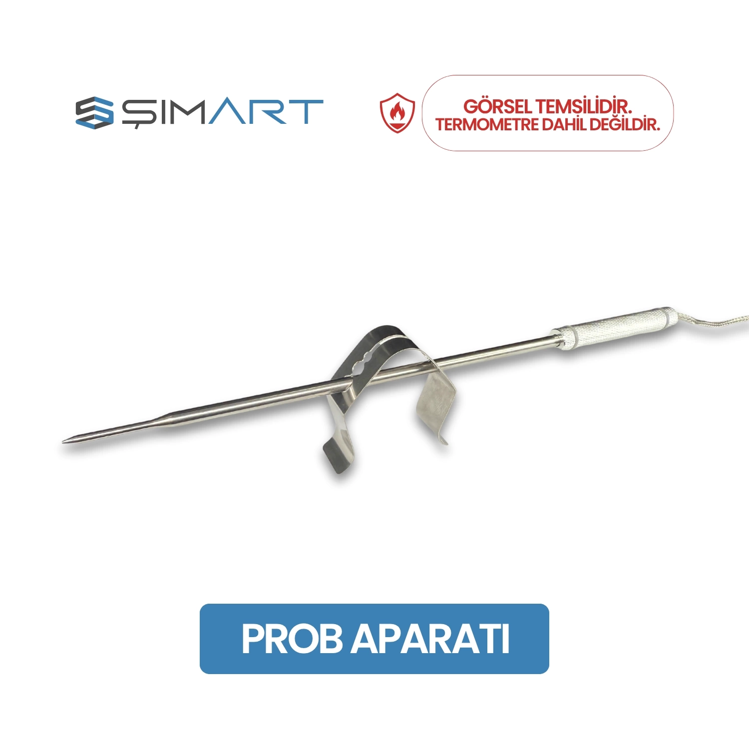 Şımart Prob Tutucu Aparat - Mangal ve Fırın İçi Sıcaklık Ölçüm Probu Sabitleyici