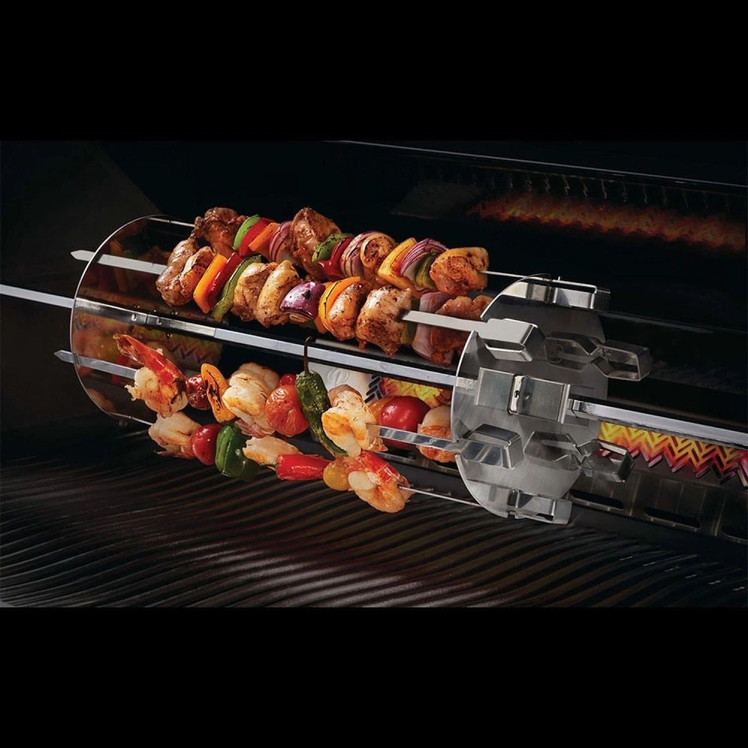 Şiş Kebap Seti - Çevirme Aksesuarı Uyumlu