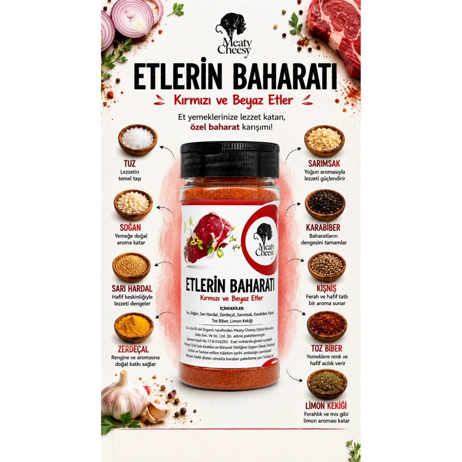 Tüm Lezzetler Özel Baharat Karışımı Gurme Seti - (10lu Pet Şişe)