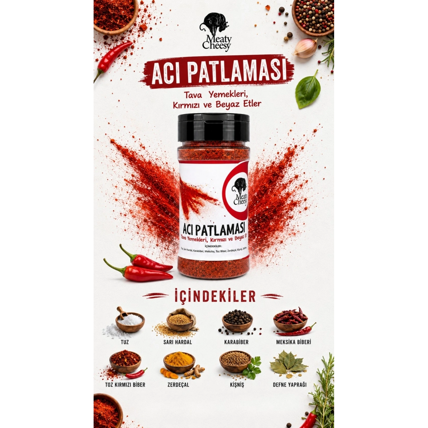 Tüm Lezzetler Özel Baharat Karışımı Gurme Seti - (10lu Pet Şişe)