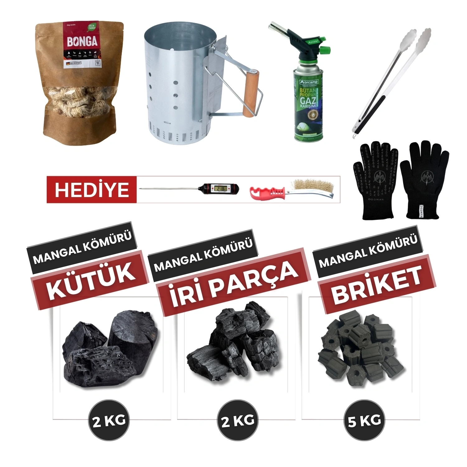 Uzman Kömür & Tutuşturma Seti