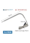 Şımart Akıllı Gıda Termometresi 4 Prob Bluetooth 5.0 Mobil Uygulama -30°C~300°C Ölçüm Aralığı