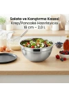 Çelik Kase 18 cm (2 L) - Salata ve Karıştırma Kasesi