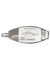 Dooman 4lü Paslanmaz Çelik Balık Izgara Teli Ahşap Saplı 30x13 cm Izgara Alanı - 318g