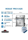 Napoleon Rogue Pro S 625 RSIB Gazlı Mangal